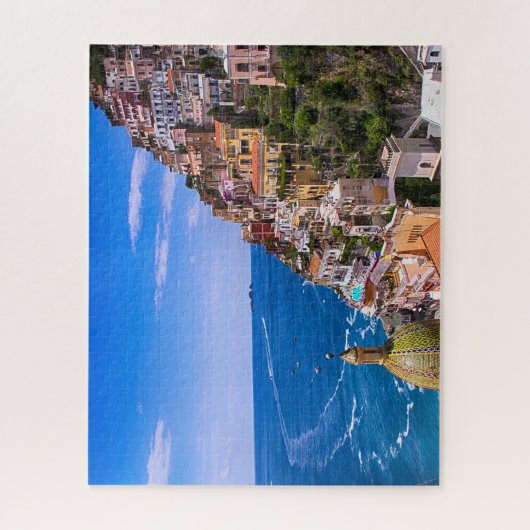 Uitzicht van Positano, Italië Legpuzzel (Verticaal)