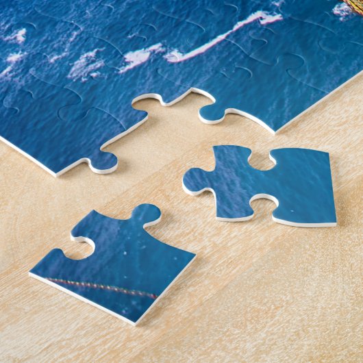 Uitzicht van Positano, Italië Legpuzzel (Zijkant)