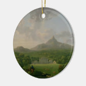 Uitzicht van Powerscourt, County Wicklow, c.1760-2 Keramisch Ornament (Links)