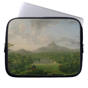 Uitzicht van Powerscourt, County Wicklow, c.1760-2 Laptop Sleeve