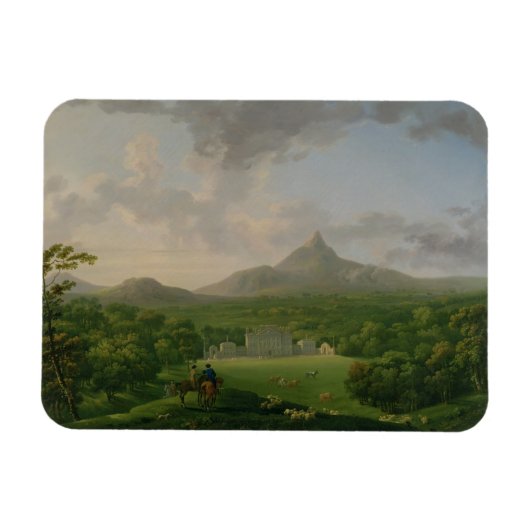 Uitzicht van Powerscourt, County Wicklow, c.1760-2 Magneet (Horizontaal)