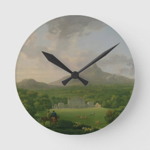 Uitzicht van Powerscourt, County Wicklow, c.1760-2 Ronde Klok