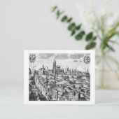 Uitzicht van Praag met het Imperial Palace en het Briefkaart (Staand voorkant)