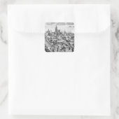 Uitzicht van Praag met het Imperial Palace en het Vierkante Sticker (Tas)