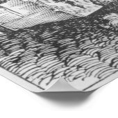 Uitzicht van Praag Poster (Hoek)