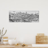 Uitzicht van Praag Poster (Keuken)