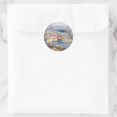 Uitzicht van Praag Ronde Sticker (Tas)