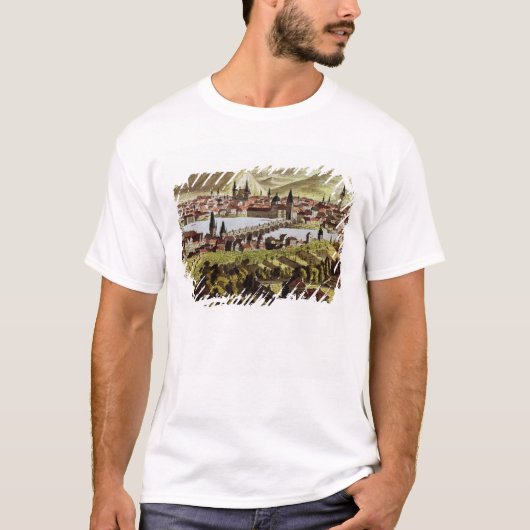 Uitzicht van Praag T-shirt (Voorkant)