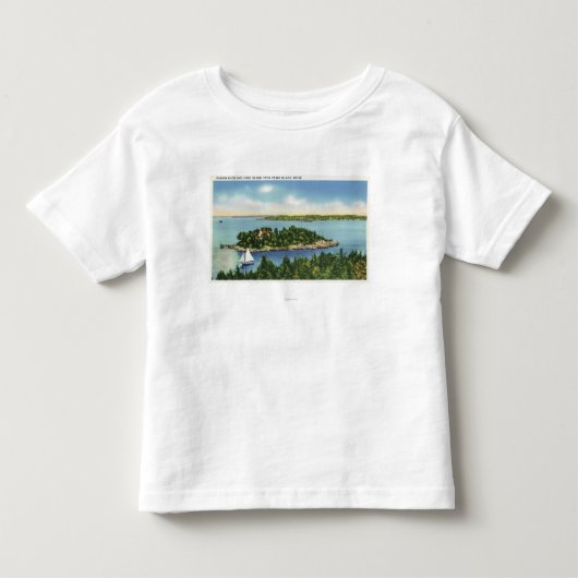 Uitzicht van Pumkin Knob en Long Island Kinder Shirts (Voorkant)