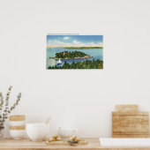 Uitzicht van Pumkin Knob en Long Island Poster (Keuken)