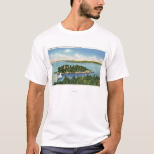 Uitzicht van Pumkin Knob en Long Island T-shirt