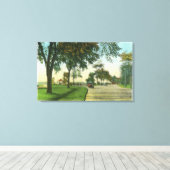 Uitzicht van Pumpkin Knob Canvas Afdruk (Insitu (Houten vloer))