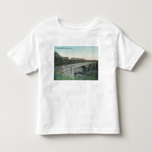 Uitzicht van Putah Creek BridgeWinters, CA Kinder Shirts (Voorkant)