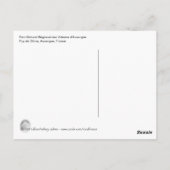 Uitzicht van Puy de Dôme Briefkaart (Achterkant)