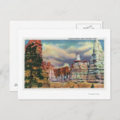 Uitzicht van Queen Victoria Rock Formation Briefkaart (Voorkant / Achterkant)