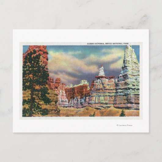 Uitzicht van Queen Victoria Rock Formation Briefkaart (Voorkant)