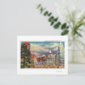 Uitzicht van Queen Victoria Rock Formation Briefkaart (Staand voorkant)