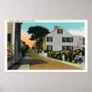 Uitzicht van Quince Street Poster