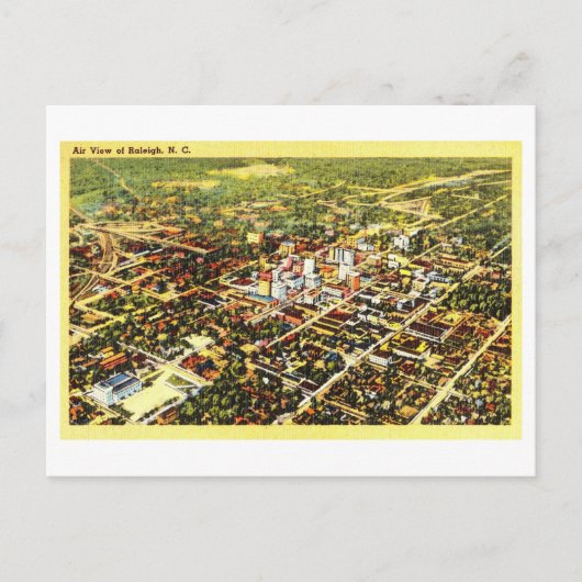  Uitzicht van Raleigh, North Carolina, Briefkaart (Voorkant)