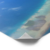 Uitzicht van Rangiroa-vliegtuigen Poster (Hoek)