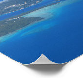 Uitzicht van Rangiroa-vliegtuigen Poster (Hoek)