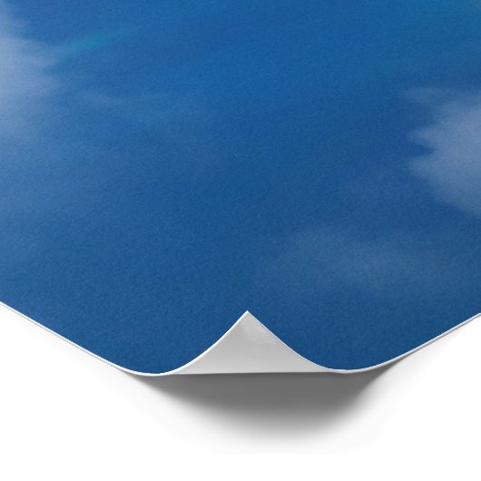 Uitzicht van Rangiroa-vliegtuigen Poster (Hoek)