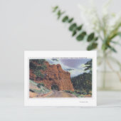 Uitzicht van Red Canyon, bij Park Entrance Briefkaart (Staand voorkant)