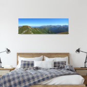 Uitzicht van Red Peaks naar Hoge Tatra Canvas Afdruk (Insitu (Slaapkamer))