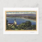 Uitzicht van Redondo- en Hermosa-stranden Briefkaart (Voorkant)