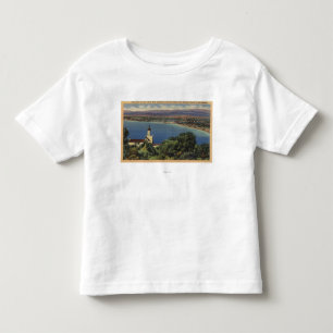 Uitzicht van Redondo & Hermosa Beaches, Californi Kinder Shirts
