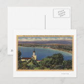 Uitzicht van Redondo & Hermosa Beaches, Californië Briefkaart (Voorkant / Achterkant)