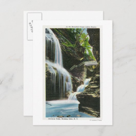 Uitzicht van regenboogHerfsten 2 Briefkaart (Voorkant / Achterkant)