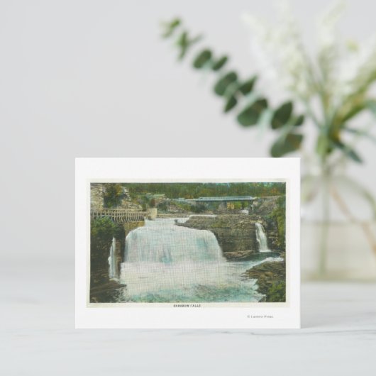 Uitzicht van regenboogHerfsten # 2 Briefkaart (Staand voorkant)