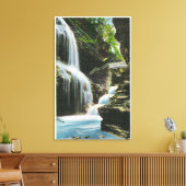 Uitzicht van regenboogHerfsten 2 Canvas Afdruk (Insitu (Woonkamer))