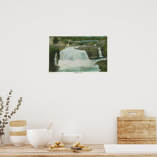 Uitzicht van regenboogHerfsten # 2 Poster (Keuken)