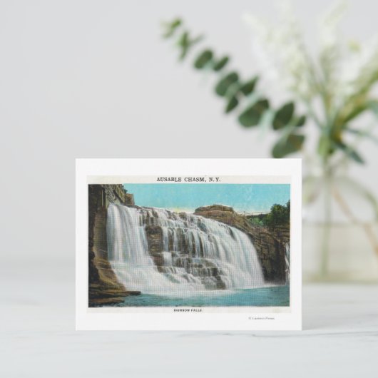 Uitzicht van regenboogHerfsten Briefkaart (Staand voorkant)