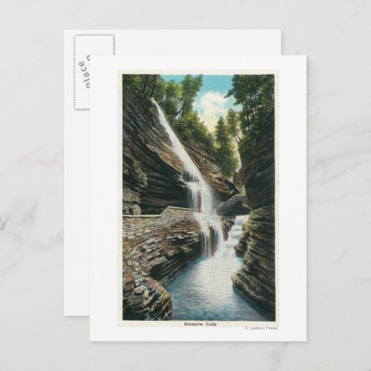 Uitzicht van regenboogHerfsten Briefkaart (Voorkant / Achterkant)