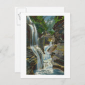 Uitzicht van regenboogHerfsten en brug Briefkaart (Voorkant / Achterkant)