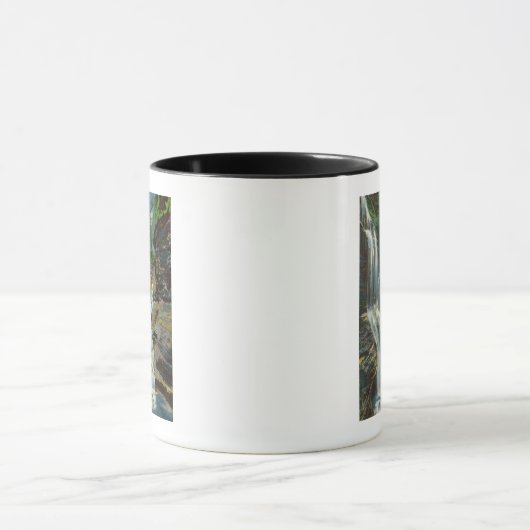 Uitzicht van regenboogHerfsten en brug Mok (Midden)