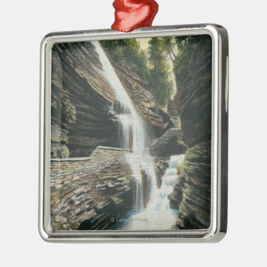 Uitzicht van regenboogHerfsten Metalen Ornament (Links)