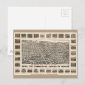 Uitzicht van Reno, Nevada (1907) Briefkaart (Voorkant / Achterkant)