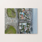 Uitzicht van Reykjavik, IJsland, van Hallgrimskirk Legpuzzel (Horizontaal)