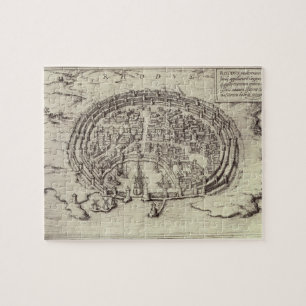 Uitzicht van Rhodes uit 'Theater van de Belangrijk Legpuzzel