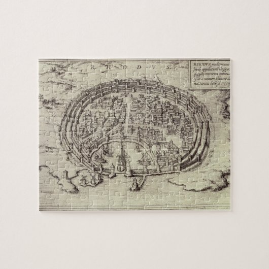 Uitzicht van Rhodes uit 'Theater van de Belangrijk Legpuzzel (Horizontaal)