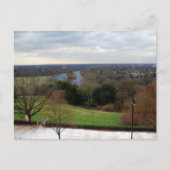 Uitzicht van Richmond Hill Terrace, Surrey, Engela Briefkaart (Voorkant)