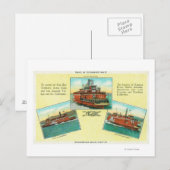 Uitzicht van Richmond-San Rafael Ferries Briefkaart (Voorkant / Achterkant)