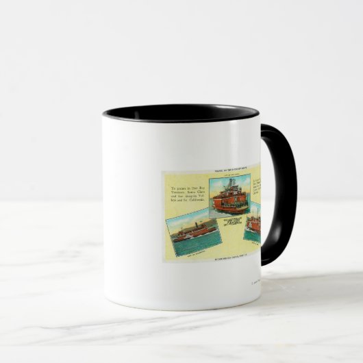 Uitzicht van Richmond-San Rafael Ferries Mok (Voorkant rechts)