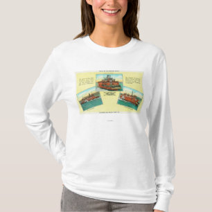 Uitzicht van Richmond-San Rafael Ferries T-shirt