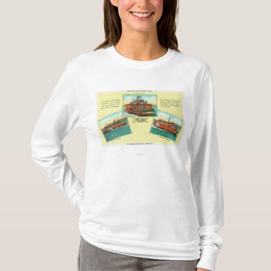 Uitzicht van Richmond-San Rafael Ferries T-shirt (Voorkant)