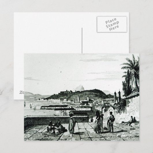 Uitzicht van Rio de Janeiro uit de kerk Briefkaart (Voorkant / Achterkant)